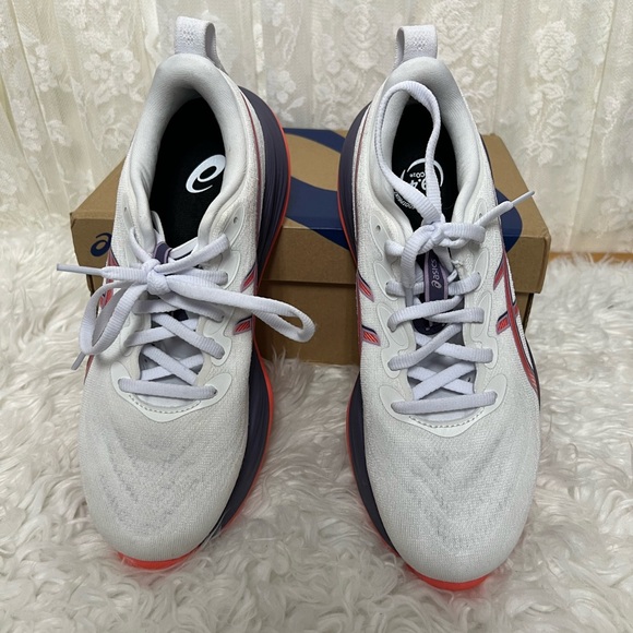 ASICS Gel-Cumulus (27) SZ: (8.5) White,Grayish,Purple, Coral, Shoes Tried-On NIB - Picture 6 of 9